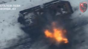 ​Ukrainian Drones Obliterate russian Convoy in Lyman Region, Enemy Forces Suffer Heavy Equipment Losses (Video)