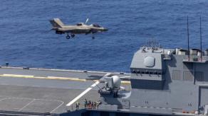 Japan Upgrades Carriers for F-35B but First Flights Made by U.S., UK Jets
