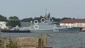 russian Serpukhov Missile Ship Equipped with Anti-Drone Grills, but Modification Isn't New