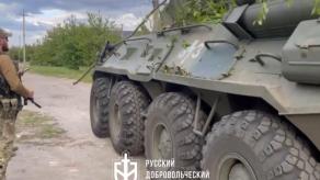 ​Russians VS russians: RVC Soldiers Use Trophy BTR-82A Against russian Invaders