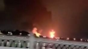 Massive Fire at russian Oil Depot After Nighttime Drone Strike, Sochi Airport Closed
