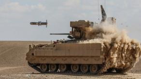 Bradley Gets Spike LR2 Through Drop-In TOW Adapter, Fifth-Gen Fire-and-Forget ATGM Needs Zero IFV Modifications