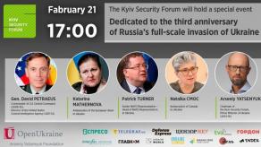 ​Special Event by KSF to 3rd Anniversary of russia's Full-scale Invasion of Ukraine Started in Kyiv (Live broadcast)