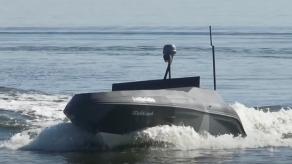 ​Ukrainian Marines Use the Barracuda Drone Boat to Launch FPV Strike on Enemy Vessel (Video)