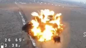 ​Ukrainian Forces Take Down New russian Privet-82 Drone with the FPV Drone Mid-Air (Video)