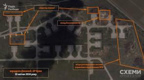 Satellite Images from Dzhankoi Reveal Ukrainian Forces Adopting an Interesting Strategy of Missile Strikes