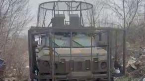 Cope Cage Saves Novator Vehicle and Crew From an FPV Drone