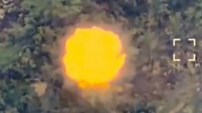Ukrainian Drone and Artillery Teams Coordinate to Destroy russian Giatsint-B 152 mm Howitzer (Video)
