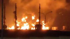 ​Ukrainian Drones Attacked an Oil Depot in Smolensk Oblast