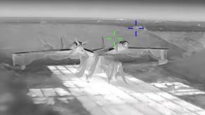 Ukraine's Prymary Destroy Three Landing Boats, Support Vessel, Hangar and Be-12 Amphibious Aircraft (Video)