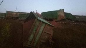 Ukrainian Resistance Derails russian Military Train in Zaporizhzhia Region