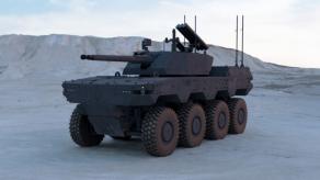 ​War of Drones: Estonia Unveils Havoc 8x8 RCV Unmanned Combat Vehicle With Anti-UAV Missiles Developed for Ukraine