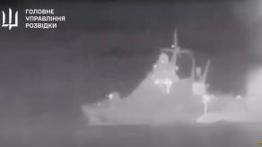 Ukrainian Forces Destroyed russian Sergey Kotov Patrol Ship (Video)