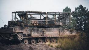 Poland Puts Cage Armor on Leopard 2PL but Leaves Engine Bay Exposed to Drones