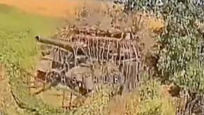 ​Ukrainian Border Guard Drones Destroy russian Tank Before It Can Open Fire (Video)