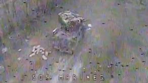 ​Ukrainian Marine Drones Leave $2M russian Typhoon Vehicle in Ruins (Video)