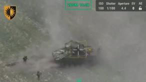 russian BMD-4 Squashed Own Crew During Combat in Kursk Region (Video)