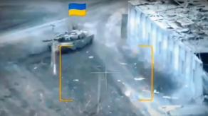 ​The Leopard 2A4 Tank of the 33rd Brigade Annihilates russian Convoy (Video)