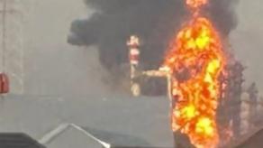 ​One of the Biggest russian Oil Facilities Burns After Ukrainian Drone Attack