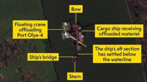 UK Defense Intelligence: Satellite Imagery Confirms Ukrainian Strike on russian Cargo Ship in the Caspian Sea