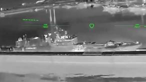 Ukrainian Drones Strike russian Admiral Makarov Frigate, Sheskharis Terminal, and Grushovaya Base (Video)