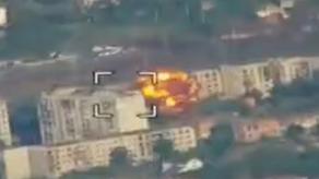 ​Ukrainian Forces Strike russian Troop Location in Bakhmut with New Privet-299 Drone