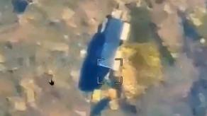 Ukrainian Drones Strike russian Irbis Radar Mounted on KamAZ Truck (Video)