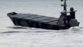 Ukrainian Barracuda USVs Launch FPV Drones to Destroy russian Landing Party in Kherson Region (Video)