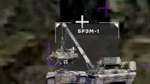 ​Ukraine's Raid Regiment Strikes Rare russian BREM-1 Armored Recovery Vehicle (Video)