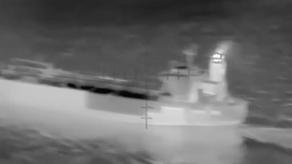 ​SSU Hits russian Shadow Fleet Tanker with UAVs in Mediterranean Sea for the First Time, Inflicting Critical Damage (Video)