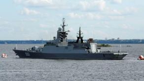 Corvette With Uran Missiles Deployed to Guard russian Shadow Fleet