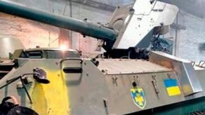 Gas Company Remade a Captured MT-LB Armored Vehicle Into a Handmade Howitzer
