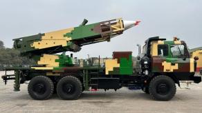 India Shows Its First Locally Built PULS-Based MLRS, Named Suryastra — with Extra Visual Intimidation