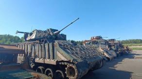 ​russians Equipped a Captured Bradley With 2A72 Autocannon From Domestic IFV