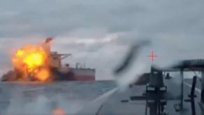 $30 Million Tanker Disabled: Ukrainian Sea Baby Drones Target russia's Dashan Vessel (Video)