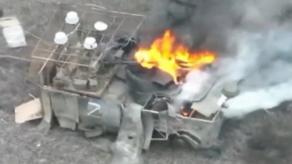 ​Ukrainian Drones Destroy russian Tanks, Armored Vehicles, and MTU-20 Bridge Layer in Donetsk Region (Video)