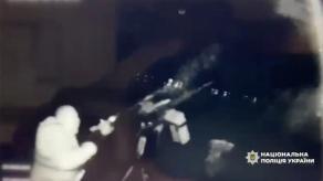 ​Low-Tech, High-Impact: The Kyiv Police Shoot Down russian Kamikaze Drone with Flashlight and Rifles During Massive Attack (Video)