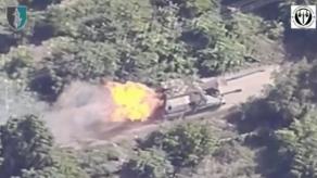 ​Ukrainian Special Operations Forces Entirely Destroy russian  2S19 Msta-S Artillery System (Video)