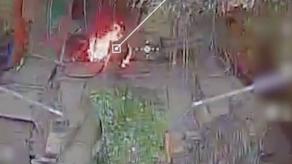​russian T-72 Tank Tried to Hide Under Trees, but Ukrainian ARES Drones Found and Destroyed It (Video)