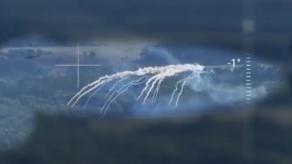 ​Ukraine Helicopter Strike Destroys Concealed russian Position and Likely Ammunition Depot (Video)
