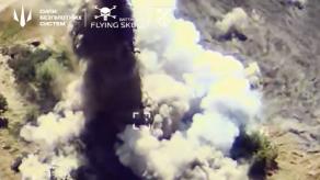 ​Ukrainian MiG-29 Jet Destroys russian Drone Repair Base With GBU-39 Bombs
