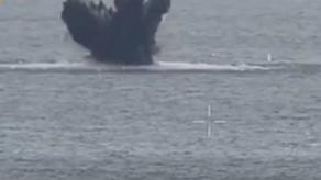 ​Ukrainian Forces Destroyed russian Maritime Drone During Its Attempt to Attack Odesa Port (Video)