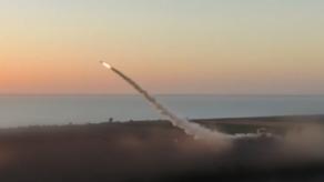 Triple Launch of FP-5 Flamingo Cruise Missiles on russian Targets (Video)