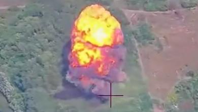 ​Ukrainian Drones Hunt Down and Destroy Camouflaged russian Grad System (Video)