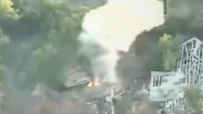 ​russian 2S1 Gvozdika Howitzer Destroyed after Ukrainian Drone Spots Firing Position (Video)