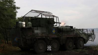 ​Ukrainian Crews Put BTR-4E Bucephalus Vehicle Through Mobility and Weapons Tests (Photos)