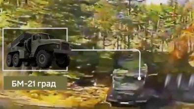 ​russian BM-21 Grad System Spotted in Rear Area and Struck by Ukrainian Drones Near Vovchansk (Video)