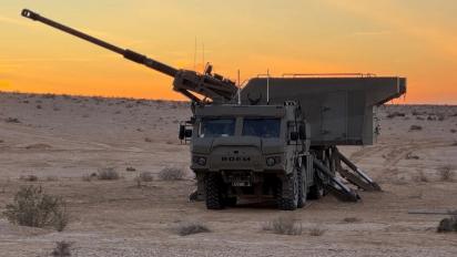 Elbit Touts 100% American SIGMA With Local Supply Chains, 10x10 Chassis Holds 40 Rounds for M109 Replacement  