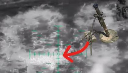 ​Ukrainian Drones Take Out 120-mm Mortar and Supply Depot Near Border (Video)