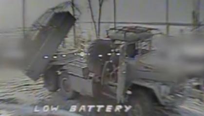 ​russian BM-21 Grad System, Assault Troops and Armored Vehicles Struck by Ukraine's Phoenix Pilots (Video)